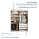Ver imagem 5 de Closet Casal sem Portas 3 Gavetas Caribe