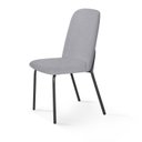Ver imagem 7 de Conjunto Sala de Jantar Mesa com 4 Cadeiras California Preto/Cinza