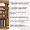 Closet Casal sem Portas 3 Gavetas Caribe - 12