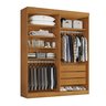 Closet Casal sem Portas 3 Gavetas Caribe - 2