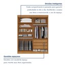 Ver imagem 6 de Closet Casal sem Portas 3 Gavetas Caribe