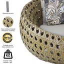 Ver imagem 7 de Chaise Barcelona em Alumínio para Área, Piscina, Jardim Trama Original