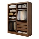 Ver imagem 2 de Closet Casal sem Portas 3 Gavetas Caribe
