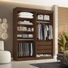 Closet Casal sem Portas 3 Gavetas Caribe - 1