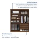 Ver mais imagens de Closet Casal sem Portas 3 Gavetas Caribe