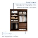 Ver imagem 5 de Closet Casal sem Portas 3 Gavetas Caribe