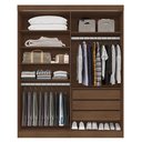 Ver imagem 6 de Closet Casal sem Portas 3 Gavetas Caribe