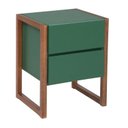 Ver mais imagens de Mesa de Cabeceira em Madeira Maciça e MDF Fauri Bege