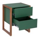 Ver imagem 2 de Mesa de Cabeceira em Madeira Maciça e MDF Fauri Bege
