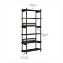 Ver imagem 7 de Estante 180 Cm 6 Prateleiras Palhinha Pé Madeira