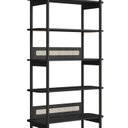 Ver imagem 6 de Estante 180 Cm 6 Prateleiras Palhinha Pé Madeira