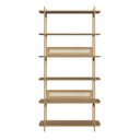 Ver imagem 3 de Estante 180 Cm 6 Prateleiras Palhinha Pé Metal