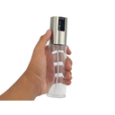 Ver imagem 3 de kit 2 Spray Pulverizador Borrifador Dosador Para Azeite Vinagre Frasco De Vidro Acabamento Aço Inoxi