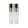 kit 2 Spray Pulverizador Borrifador Dosador Para Azeite Vinagre Frasco De Vidro Acabamento Aço Inoxi - 1