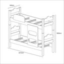 Ver imagem 3 de Beliche Kenia Vira 2 Camas Solteiro Super Resistente - Carmolar