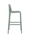 Ver imagem 4 de Kit com 4 Banquetas Floripa em Polipropileno - Cor Verde Aloe
