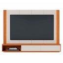 Ver imagem 5 de Painel Tv 75 Pol e Bancada Suspensa Trento Off White/freijó C05 - Mpozenato