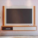 Ver imagem 6 de Painel Tv 75 Pol e Bancada Suspensa Trento Off White/freijó C05 - Mpozenato