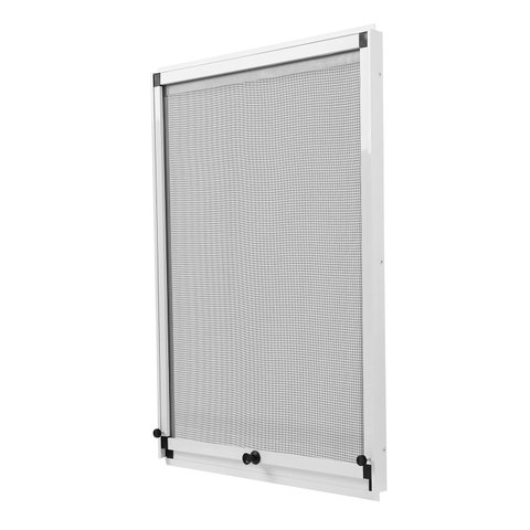 Tela Mosquiteira em Alumínio - Altura Regulável - Branco