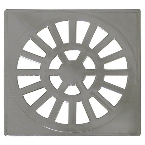 Kit com 10 Grelha Quadrada 10,2 X 10,2cm em Abs