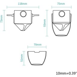 Filtro de Café Dobrável Portátil Coador Reutilizável para Café e Chá Prático e Funcional - 3