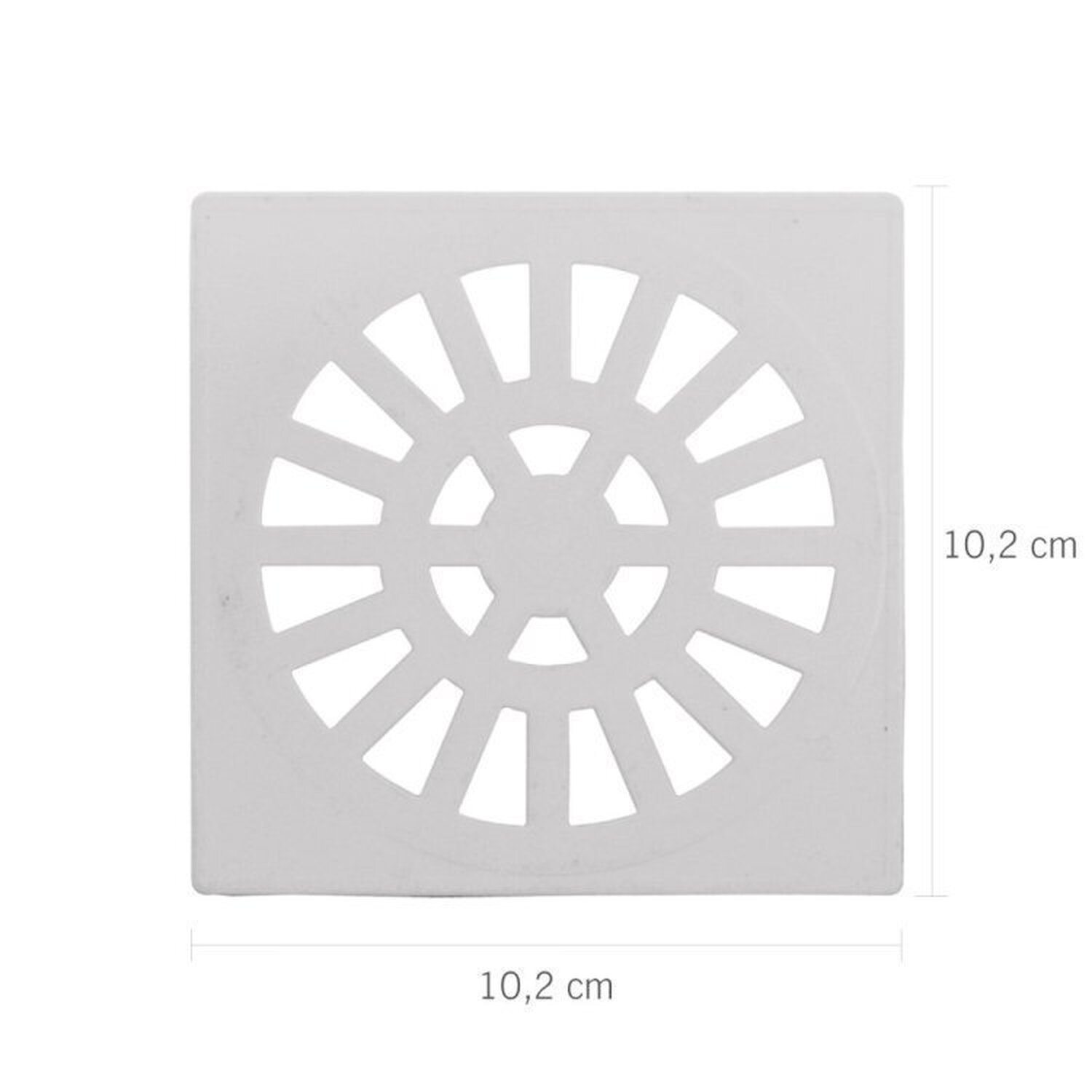 Kit 3 Grelha Quadrada 10,2 X 10,2cm em Pvc Astra - 2