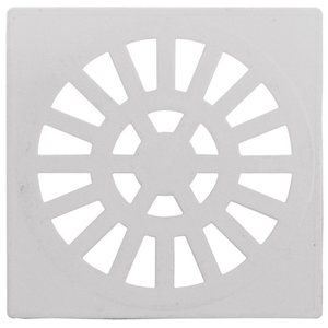 Kit 3 Grelha Quadrada 10,2 X 10,2cm em Pvc Astra