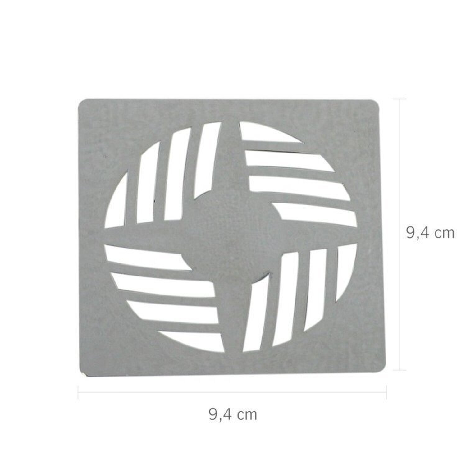 Kit 10 Grelha Quadrada 9,4 X 9,4cm em Abs - 2