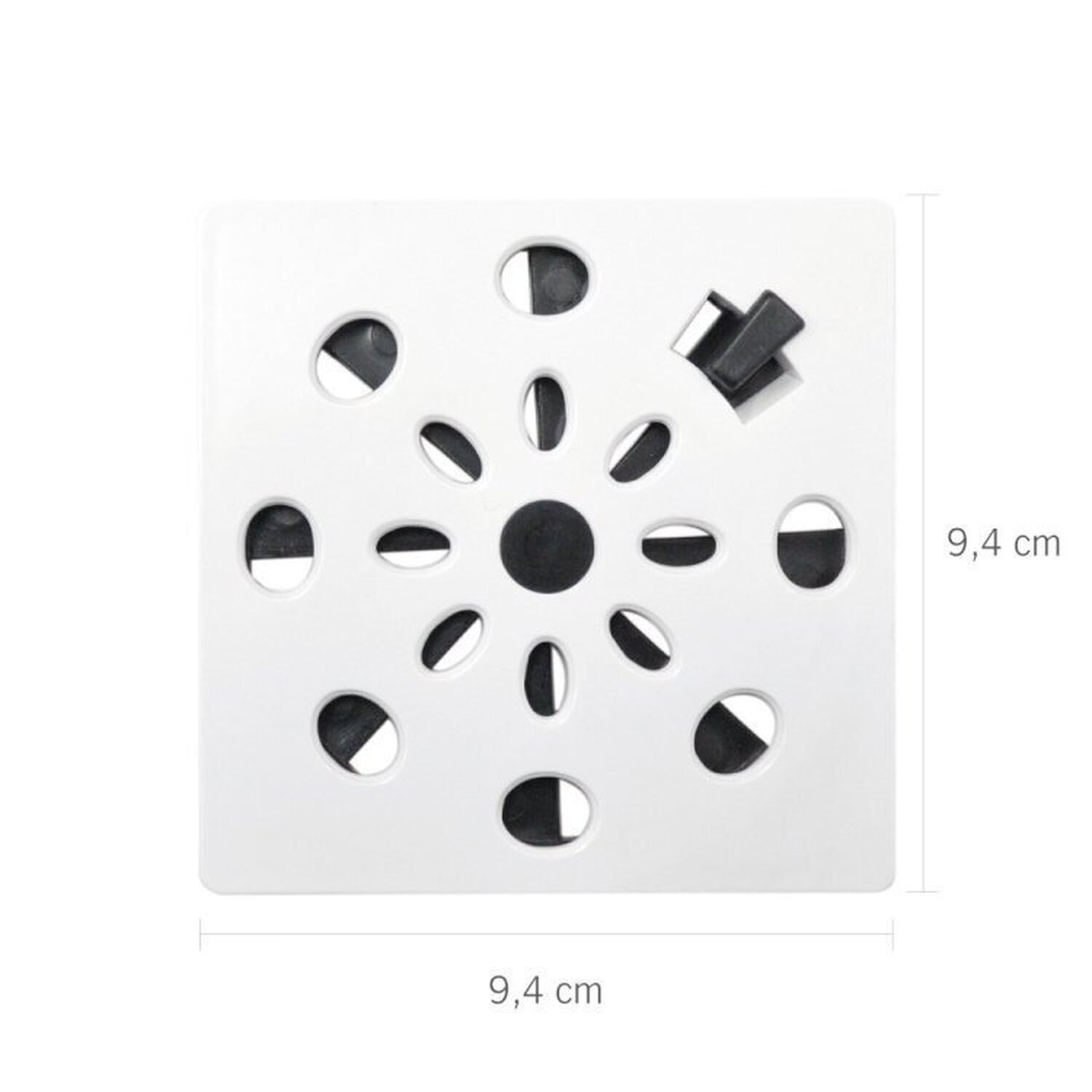 Kit com 7 Grelha Quadrada 9,4 X 9,4cm com Anti-inseto em Pvc Astra - 3