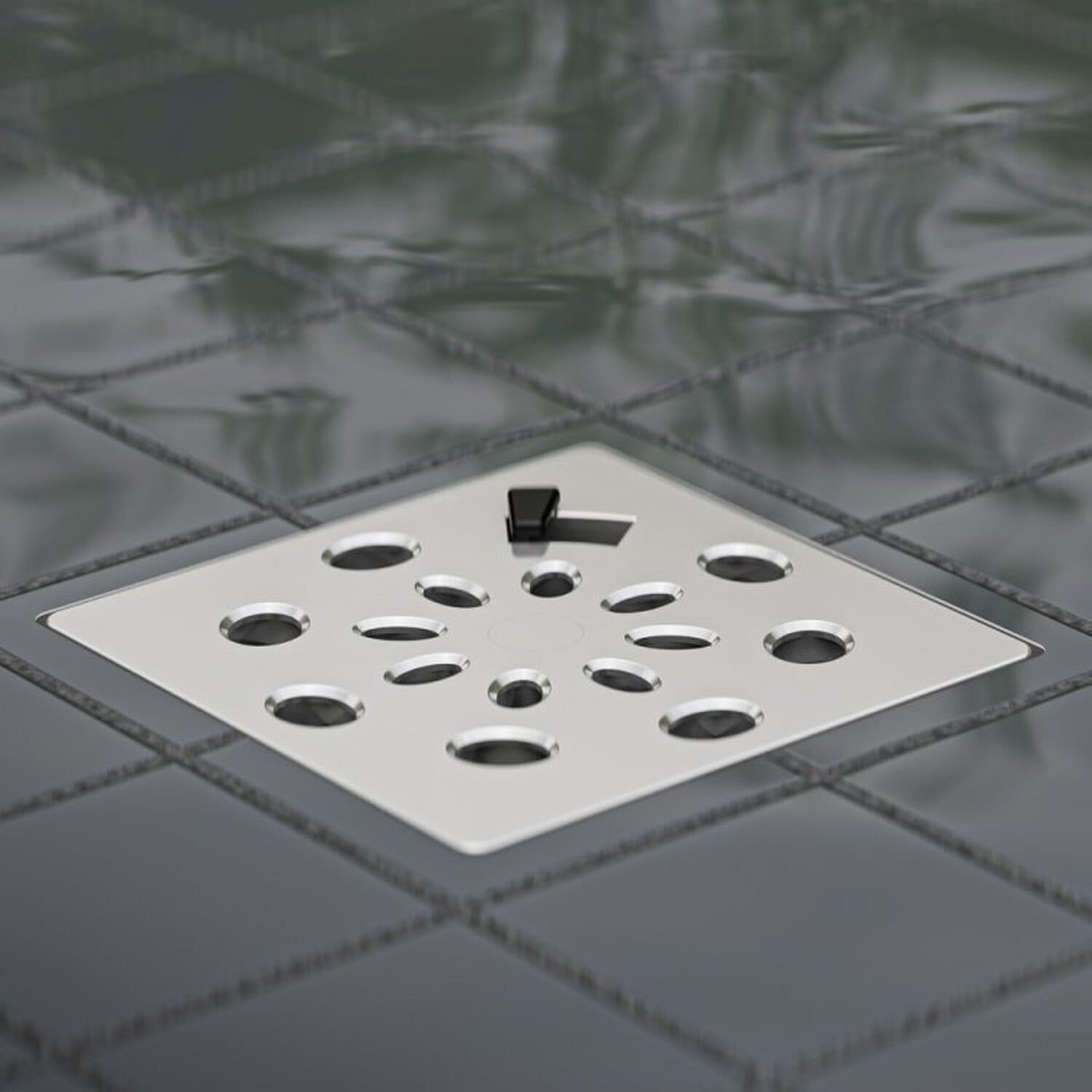 Kit com 7 Grelha Quadrada 9,4 X 9,4cm com Anti-inseto em Pvc Astra - 1