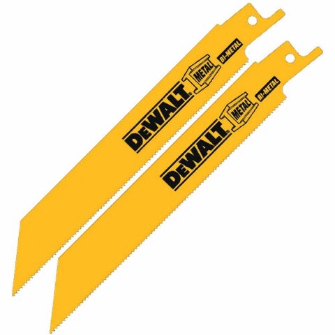Lâmina para Serra Sabre Bi-metal para Metais 6"" 24 Tpi 2 Peças - Dw4813-2 - Dewalt Lâmina para Serr