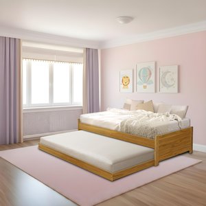 Bicama Bibox Solteiro Infantil Estrutura em Madeira Maciça Gabrieli Imbuia