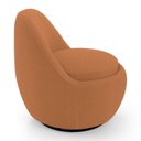 Ver imagem 5 de Kit 02 Poltronas Orgânicas Living Memphis Base Giratória Bouclê Terracota - Abmaza