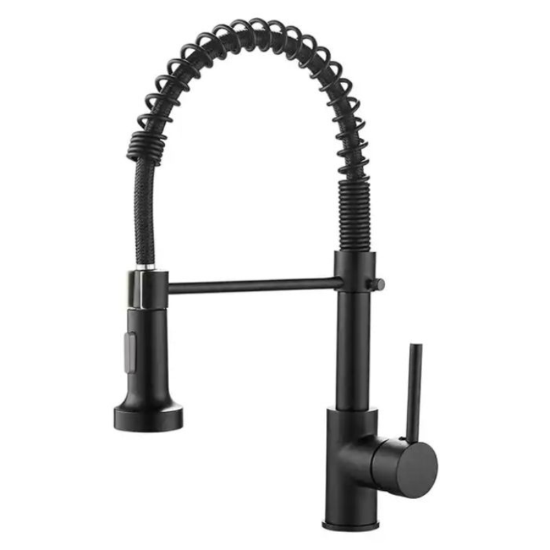 Kit Cuba Pia Aço Inox Quadrada Cozinha e Torneira Flexivel Preta Brinovar - 8