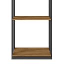 Ver imagem 3 de Guarda Roupa Modulado Closet Titan Preto Velluto/Freijó - PR Móveis