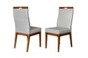 Ver imagem 2 de Kit com 2 Cadeiras de Jantar Paris Linho Cru - Ideal Moveis
