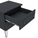 Ver imagem 4 de Conjunto Mesa Cabeceira MDF 2 Gavetas Fort