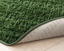 Ver imagem 5 de Tapete Classic Orgânico 1,98x2,48m Pelo Baixo Antiderrapante Verde Musgo