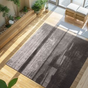 Tapete Sisal Sala Quarto 200x250 Sintético Liso Decorativo - Argila