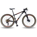Ver imagem 1 de BICICLETA 29 PUMABIKE 12V ABSOLUTE, FREIO HID, PDV ALUM, SUSP TRAVA GUIDÃO, PRETO BRANCO E VERMELHO,
