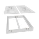 Ver imagem 6 de CAMA BAIXA VIÚVA M186.2021.B (CASA, QUARTO, PRAIA) MUNDI MOVEIS