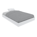 Ver imagem 1 de CAMA BAIXA VIÚVA M186.2021.B (CASA, QUARTO, PRAIA) MUNDI MOVEIS