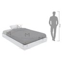 Ver imagem 4 de CAMA BAIXA VIÚVA M186.2021.B (CASA, QUARTO, PRAIA) MUNDI MOVEIS