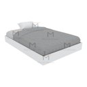 Ver imagem 2 de CAMA BAIXA VIÚVA M186.2021.B (CASA, QUARTO, PRAIA) MUNDI MOVEIS