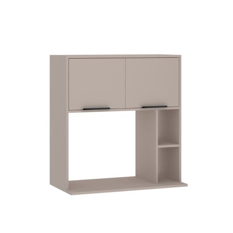 Armário Aéreo 80cm 2 Portas com Espaço para Forno ou Micro - Ondas Stylo Luciane Móveis