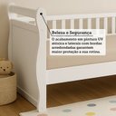 Ver imagem 5 de Cama Infantil 100% MDF Vicky Espresso Móveis Branco/Brilho