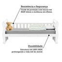 Ver imagem 4 de Cama Infantil 100% MDF Vicky Espresso Móveis Branco/Brilho
