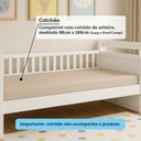 Ver imagem 6 de Cama Infantil 100% MDF Vicky Espresso Móveis Branco/Brilho