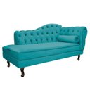 Ver imagem 3 de Kit Diva Recamier Diana 140cm Lado Esquerdo e 01 Poltrona Classic Suede - Doce Sonho Móveis RECAMIER