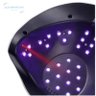 Cabine de unha Estufa 120w 45 Leds Uv alongamento Polygel - 3